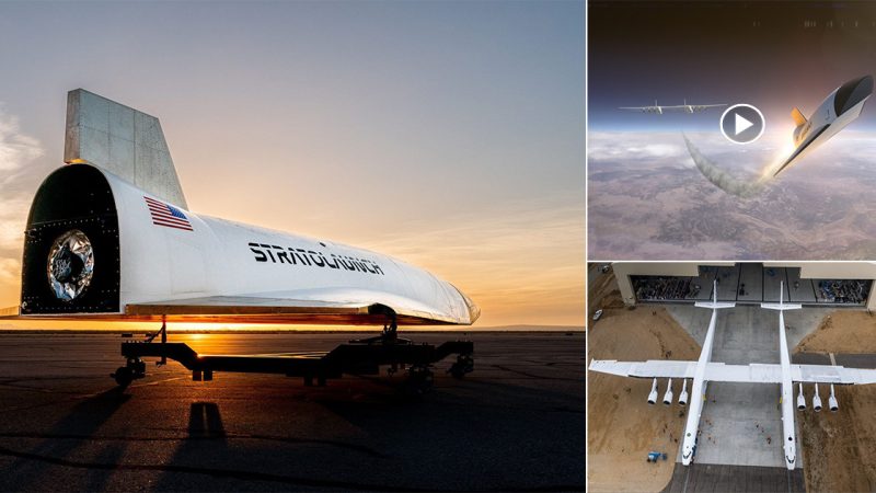 A test aircraft for the hypersonic flight program is unveiled by Stratolaunch.