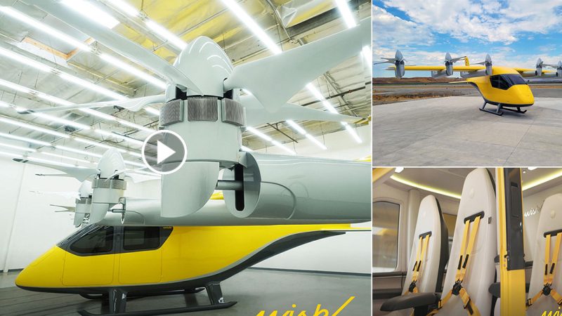 Sixth-generation autonomous four-seat EVTOL air taxi unveiled by Wisk Aero