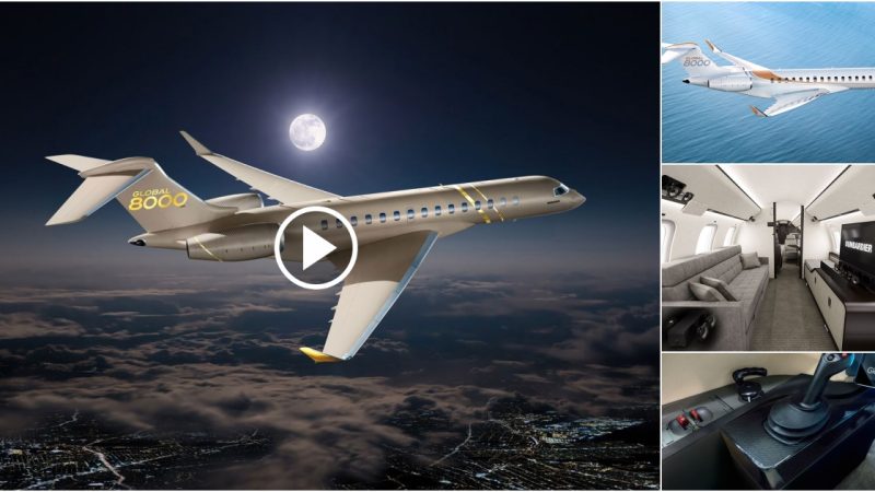 Bombardier claims new Global 8000 is world’s fastest business jet.