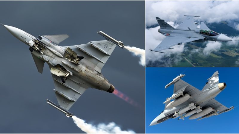 The Enchanting Grandeur of the Swedish Fighter Plane Continues to Captivate Global Audiences