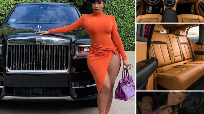 Cardi B just shared a picture of the Rolls-Royce she hasn’t used in the past two years