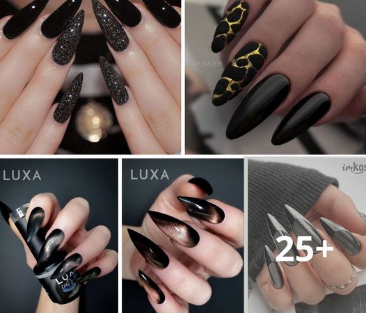 30 Classy Black Nail Art Ideas for an Elegant Touch