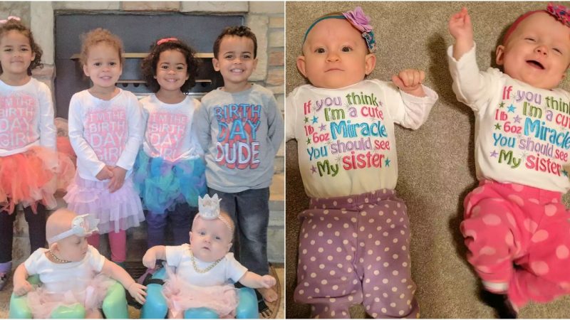 A Symphony of Miracles: Wisconsin Family’s Extraordinary Journey with Three Sets of Twins