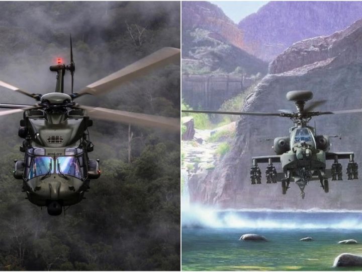 Admiring the Elegant Stance of These Combat Helicopters