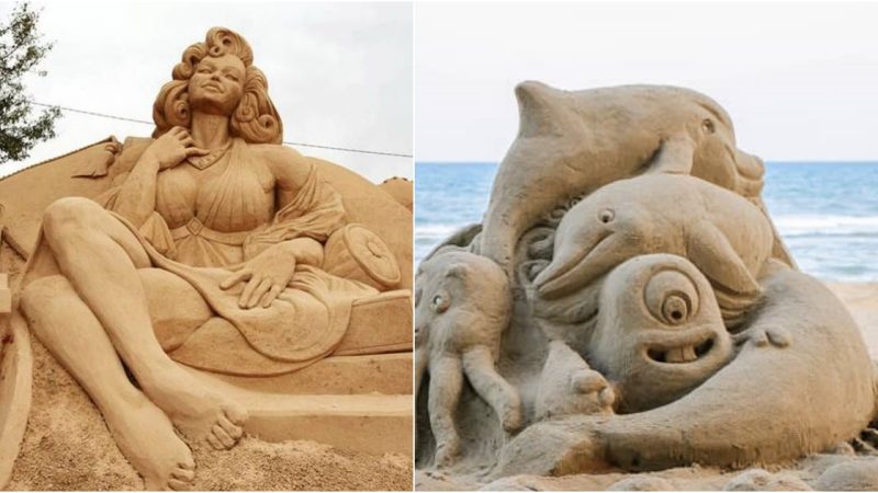 Exploring the mesmerizing world of elaborate sand art!