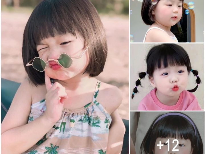 The irresistible charm of the baby’s dumpling cheeks caused a storm on social networks
